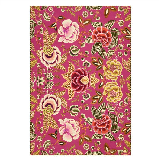 Rose De Damas Cerise Throw