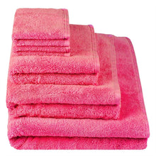 Carregar imagem no visualizador da galeria, Loweswater Fuchsia Organic Cotton Towels
