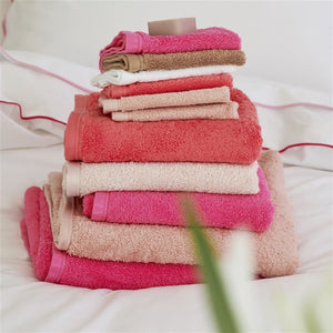 Loweswater Fuchsia Organic Cotton Towels