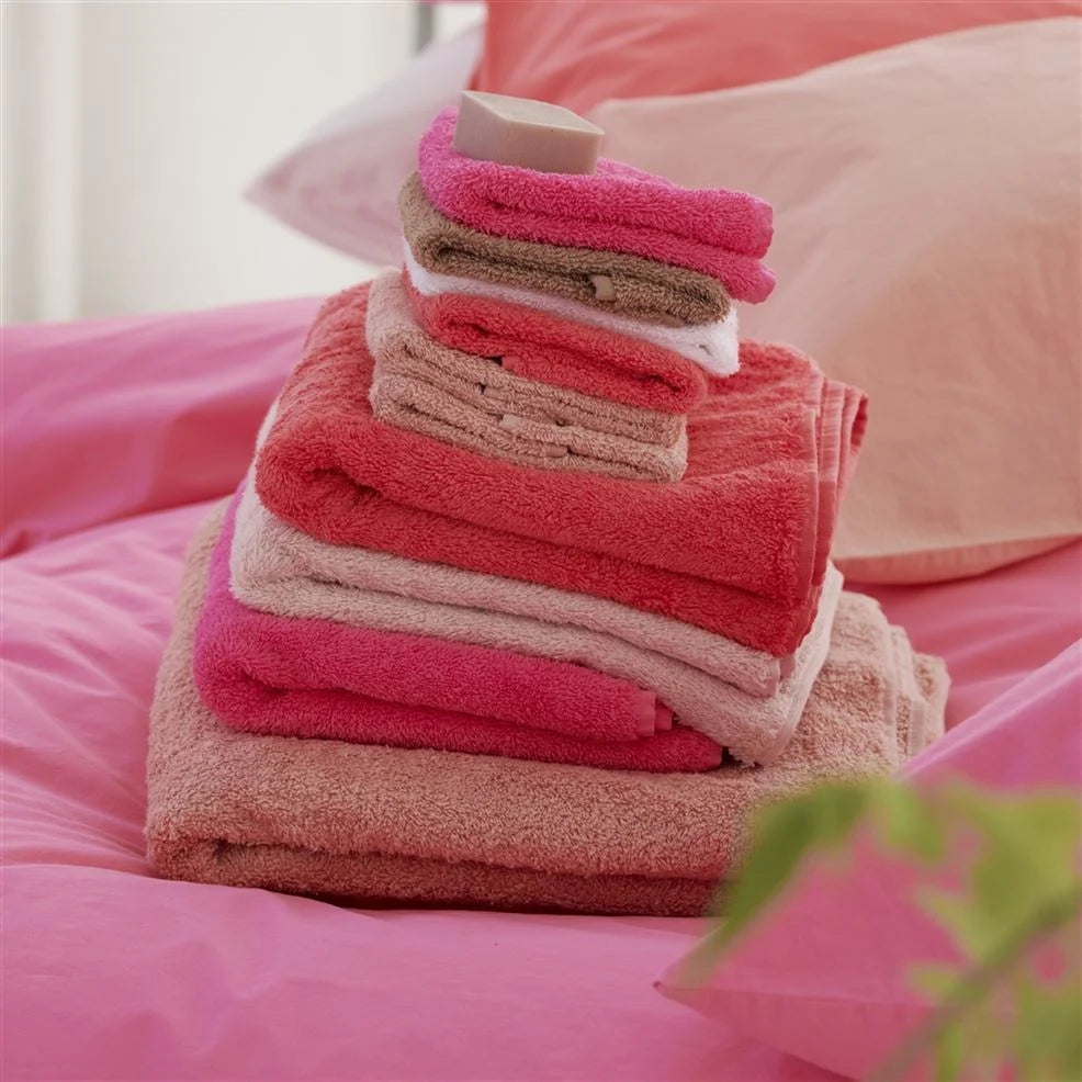 Loweswater Fuchsia Organic Cotton Towels