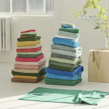 Load image into Gallery viewer, Loweswater Cobalt Organic Cotton Towels
