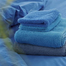 Load image into Gallery viewer, Loweswater Cobalt Organic Cotton Towels
