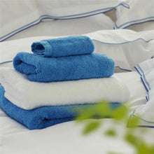 Load image into Gallery viewer, Loweswater Cobalt Organic Cotton Towels
