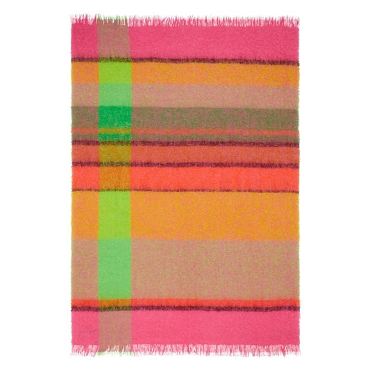 Mikome Fuchsia Mohair Throw