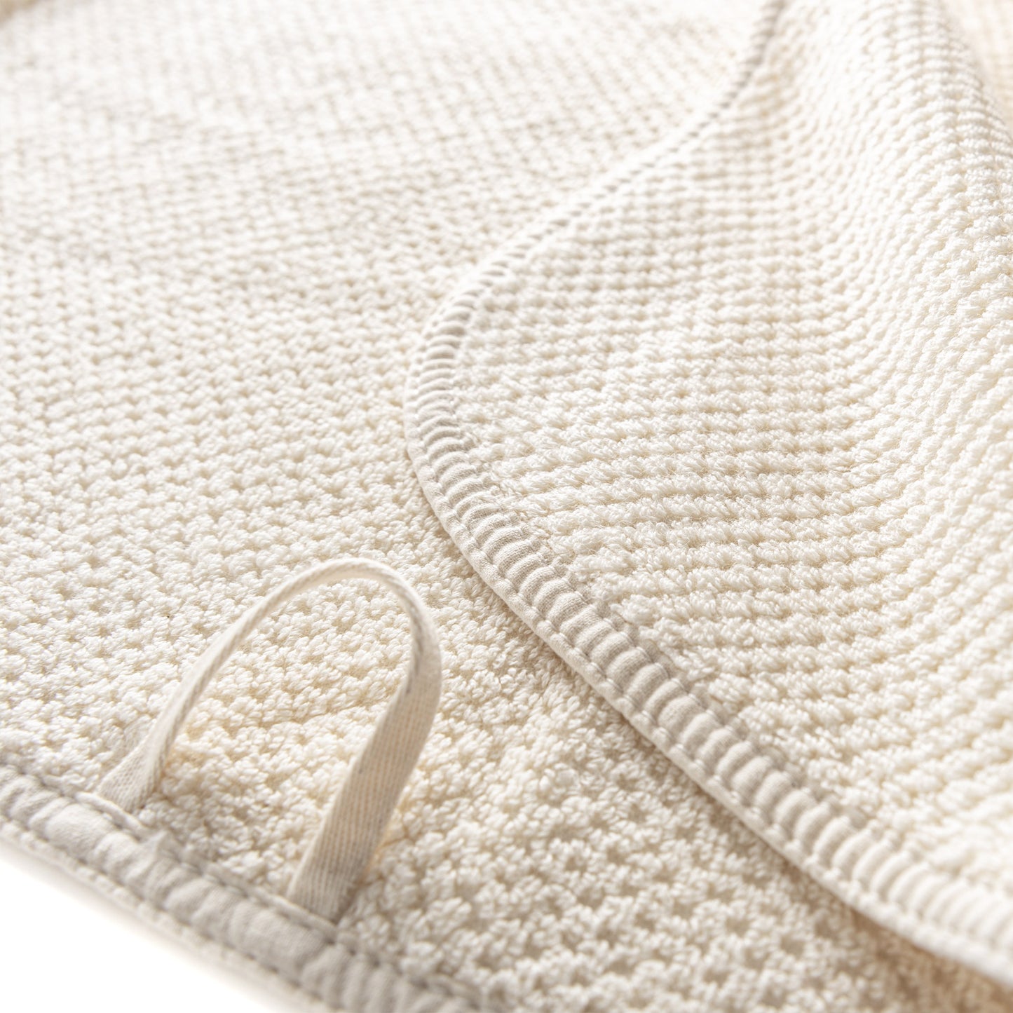 Bee Waffle Towels - natural