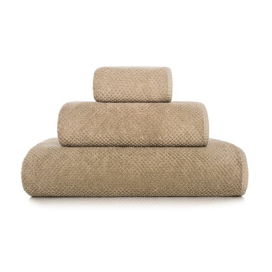 Bee Waffle Towels - stone