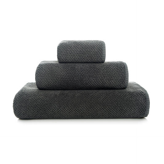 Bee Waffle Towels - storm