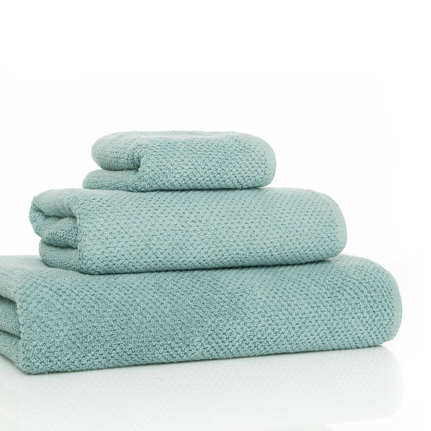 Bee Waffle Towels - baltic