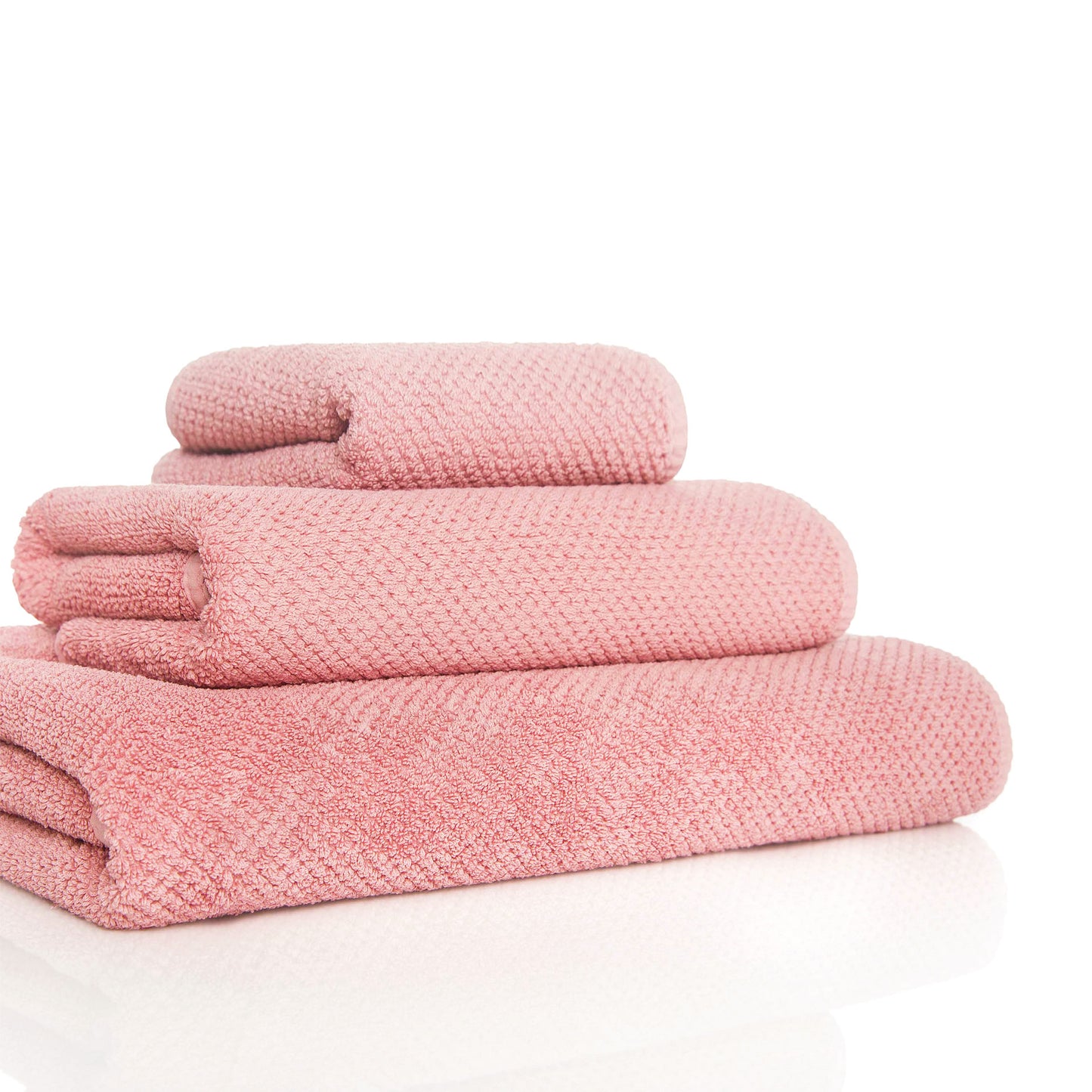 Bee Waffle Towels - blush
