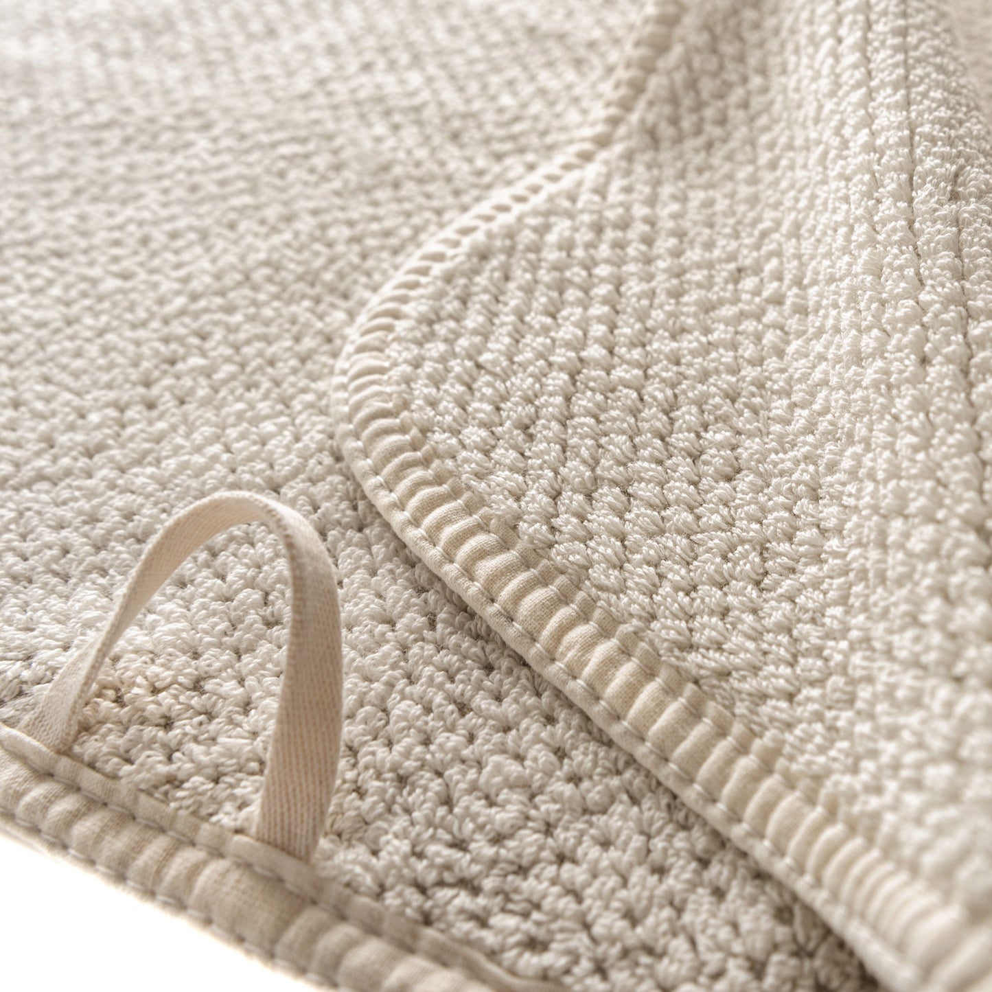 Bee Waffle Towels - fog