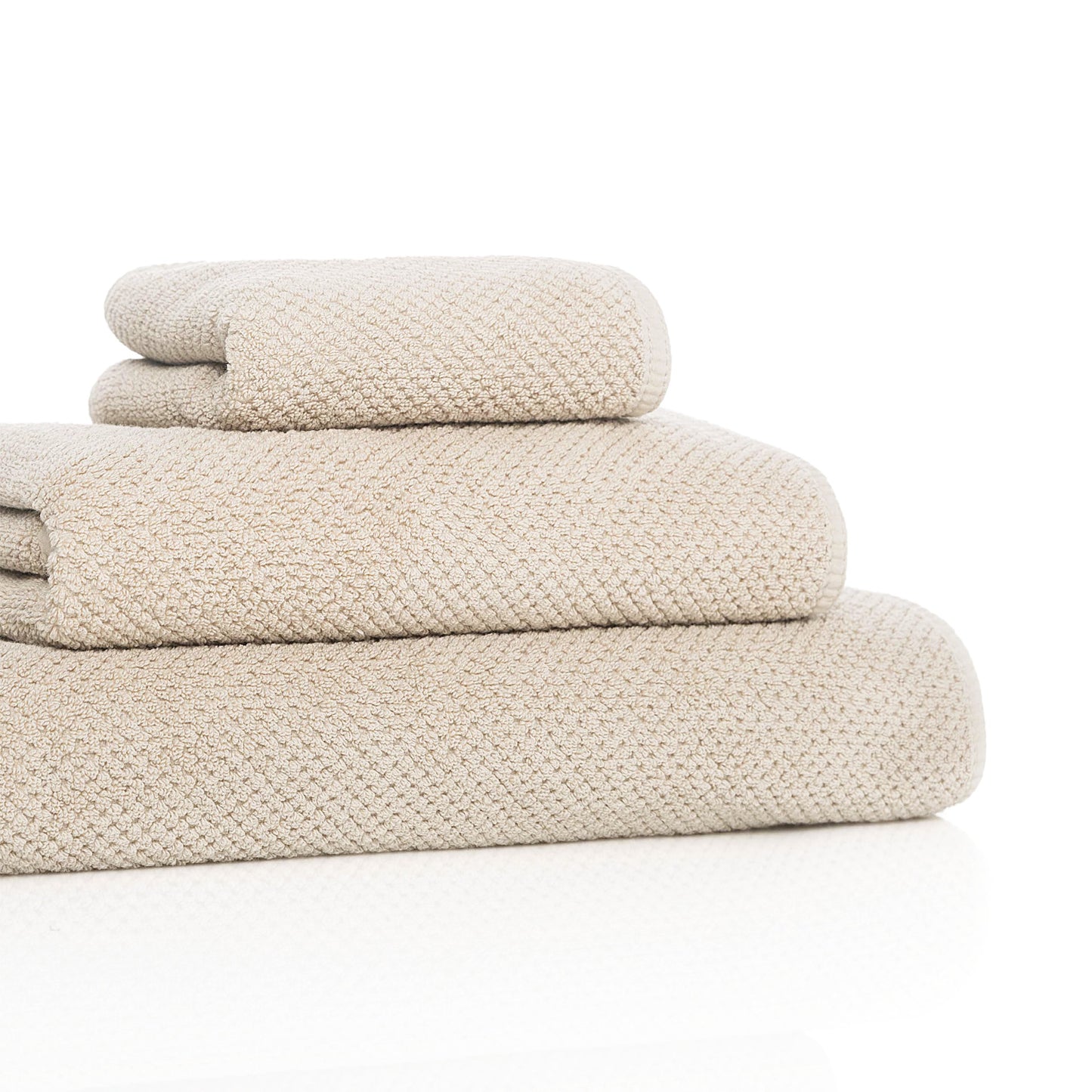 Bee Waffle Towels - fog