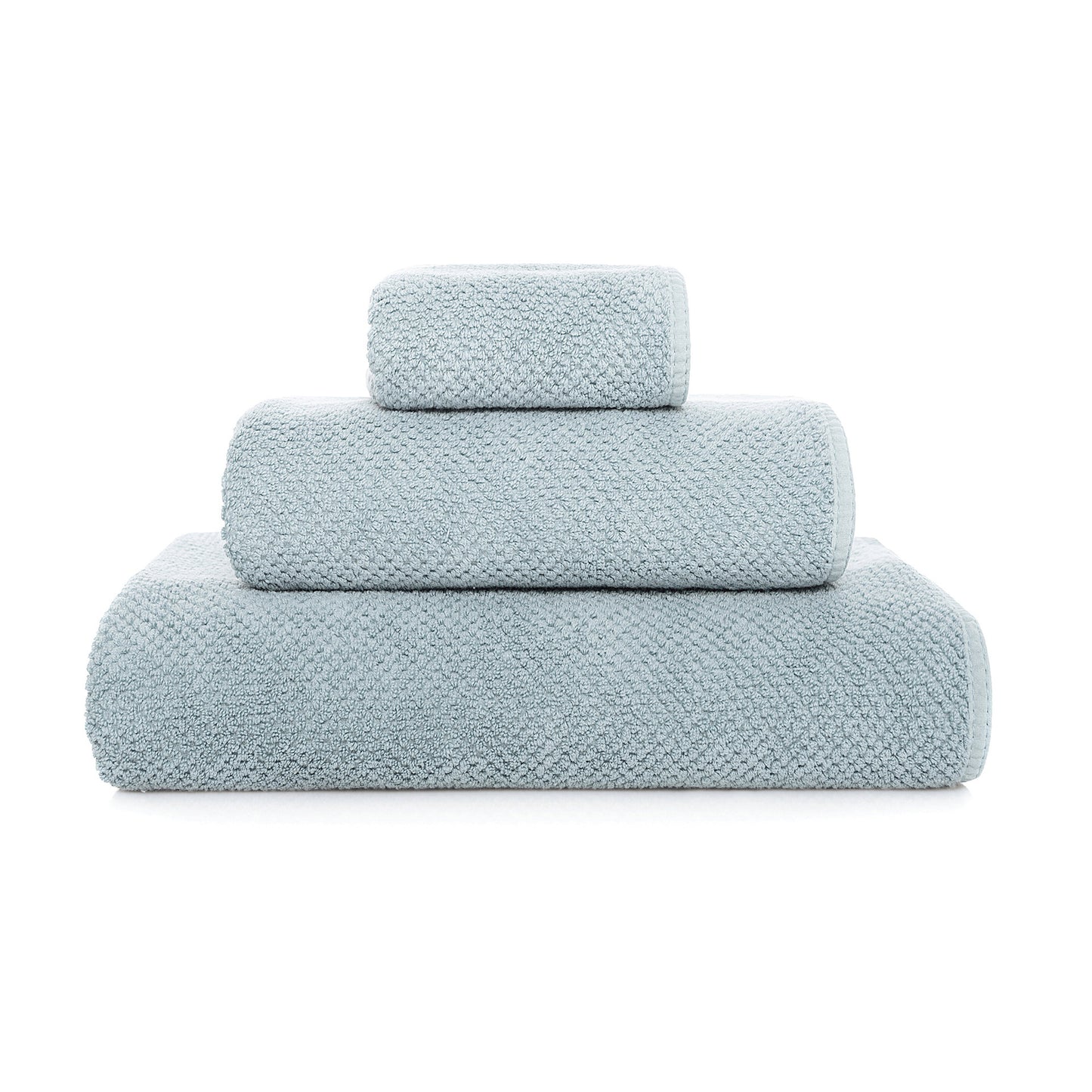 Bee Waffle Towels - sea mist