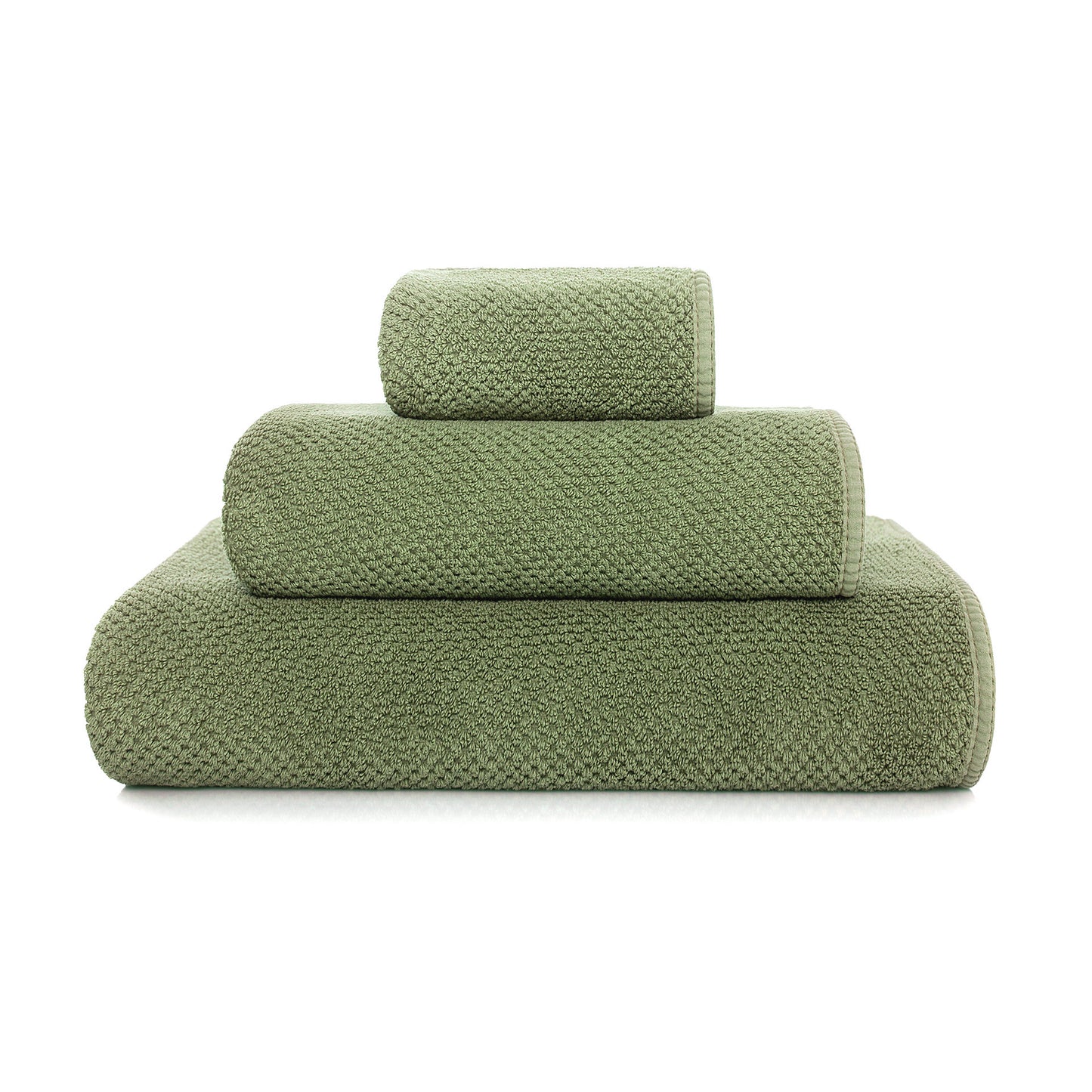 Bee Waffle Towels - jade
