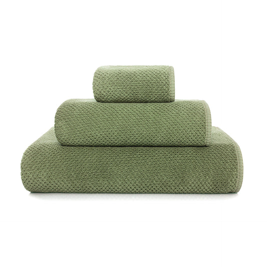 Bee Waffle Towels - jade