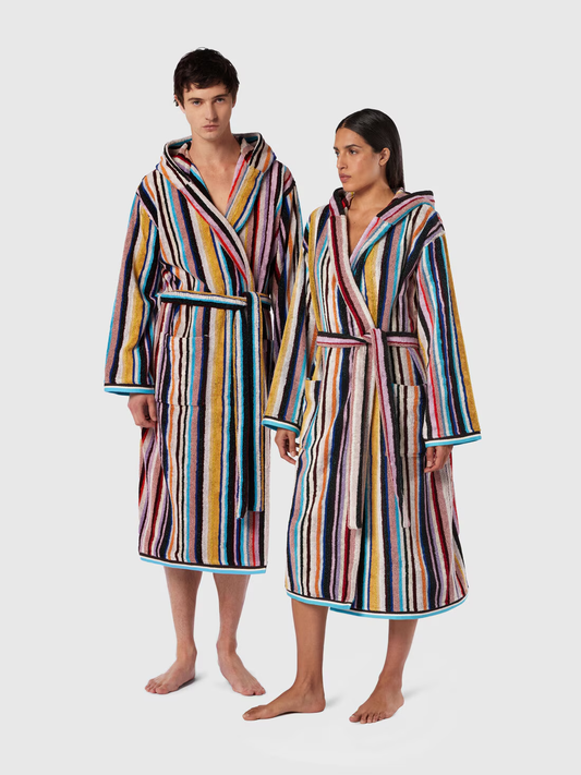 Chandler bathrobe with lurex