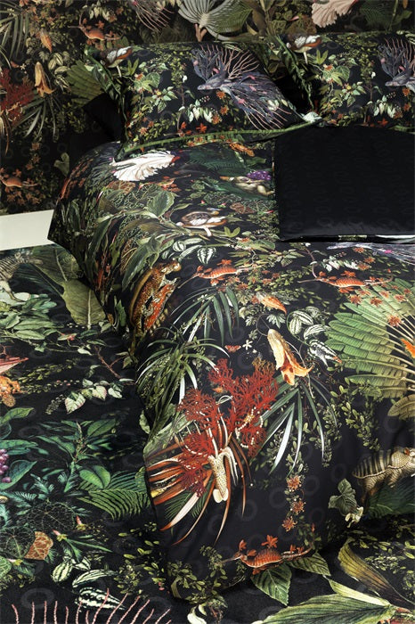 Menagerie of Extinct Animals Duvet Cover Set Raven