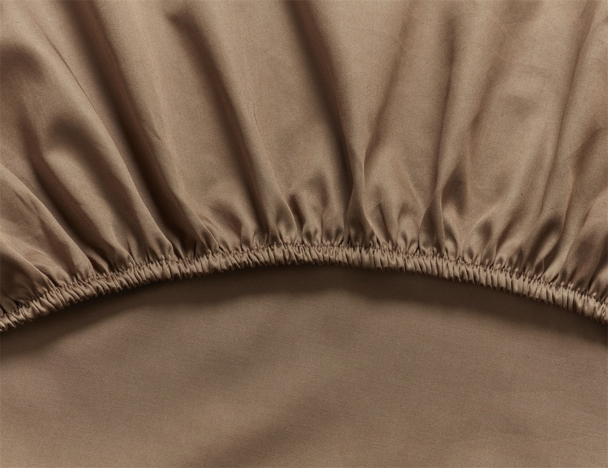 Dodo Pavone Fitted Sheet Dark Sand