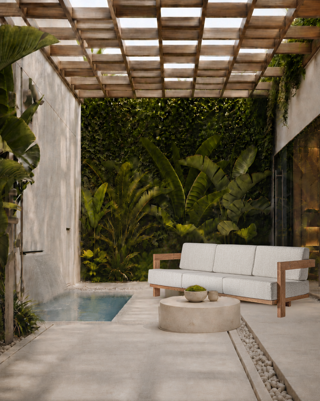Testa Outdoor Sofa  (3 seats)