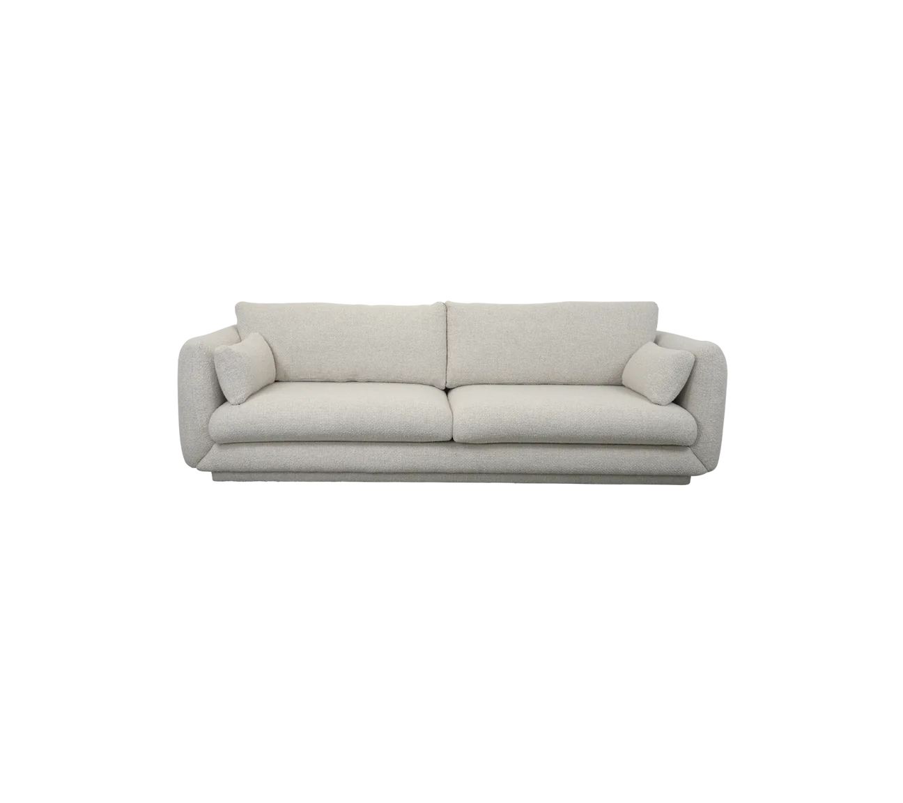 Bloom 3-seater sofa w/plinth