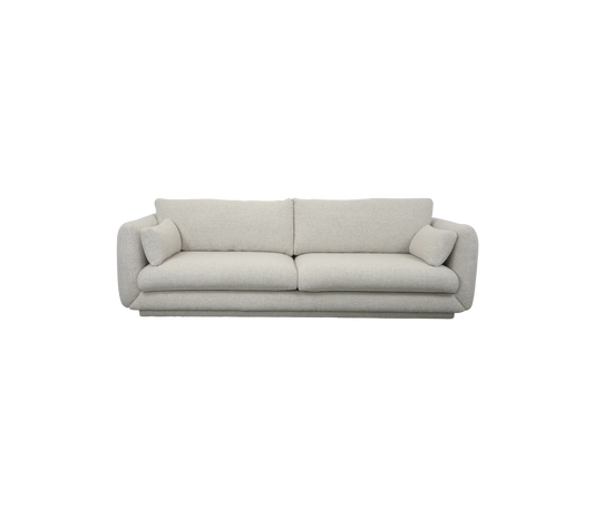 Bloom 3-seater sofa w/plinth