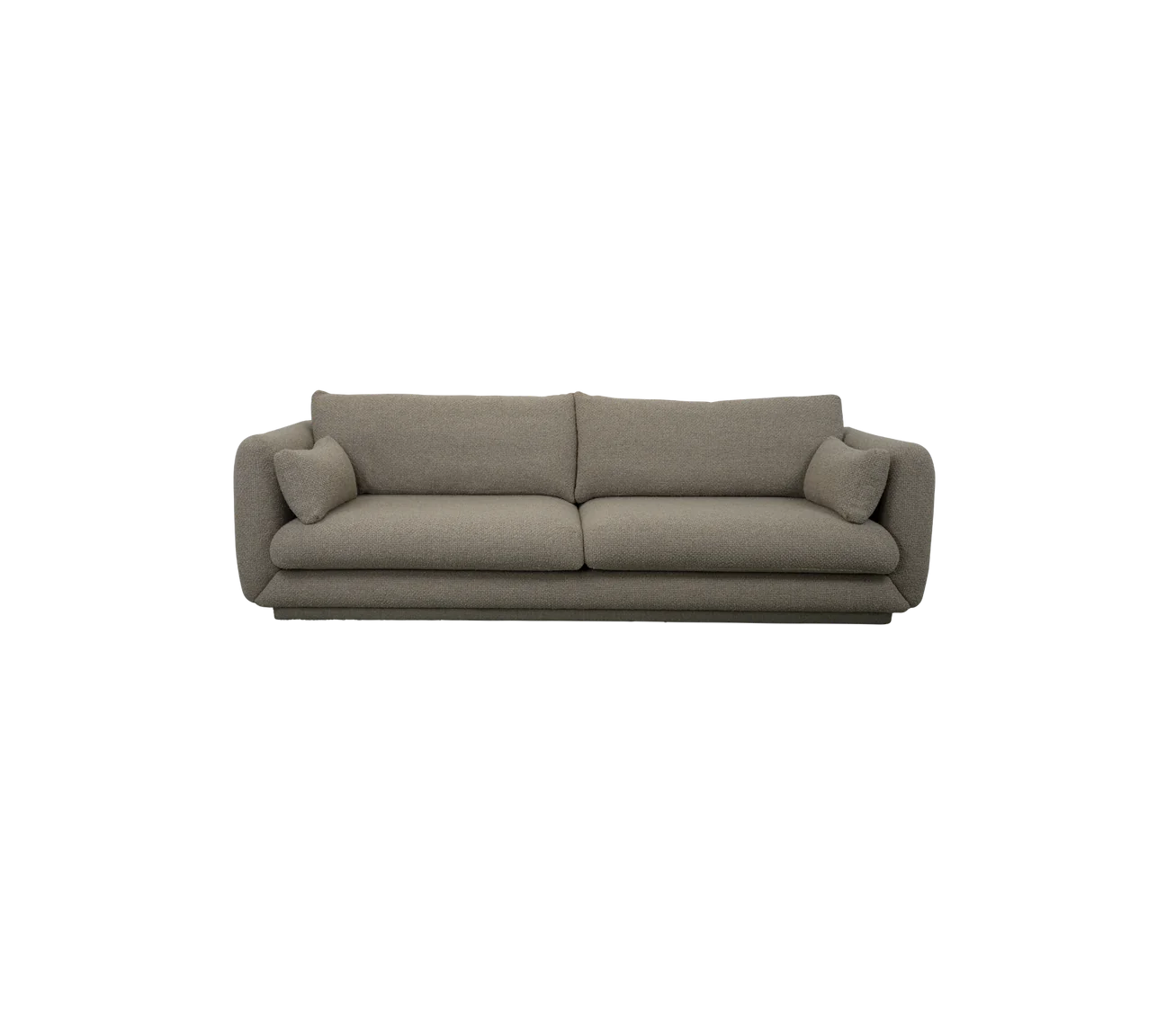 Bloom 3-seater sofa w/plinth