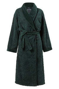 Dark Green Dodo Pavone bathrobe