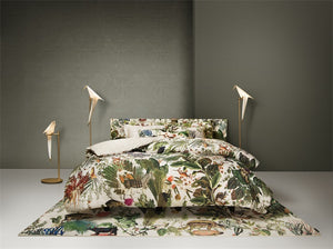 Menagerie of Extinct Animals Duvet Cover Set Ivory