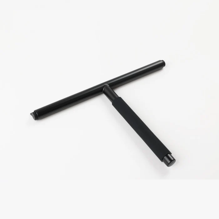 Shower Wiper Clear - Matt Black
