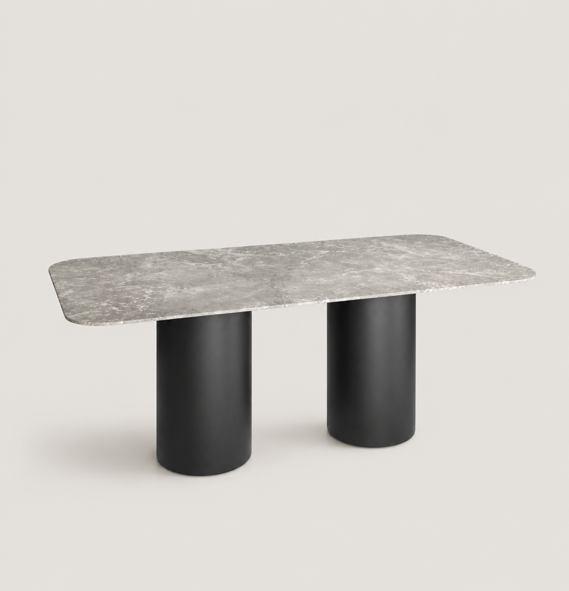Raki Dining Table (Brushed brass)