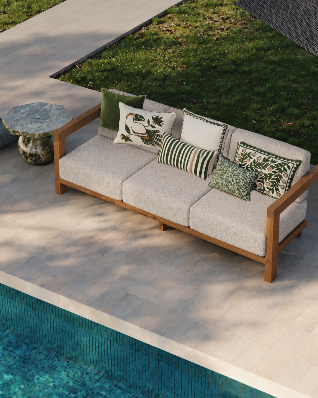 Testa Outdoor Sofa  (3 seats)