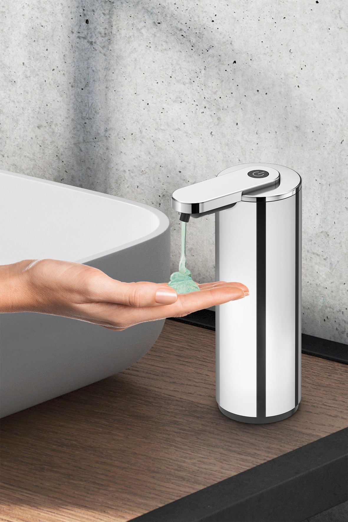 Tervo Soap Dispenser - high-gloss