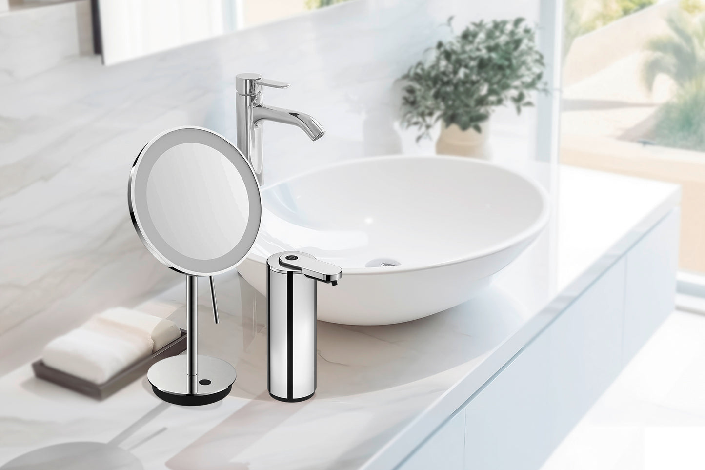 Tervo Soap Dispenser - high-gloss