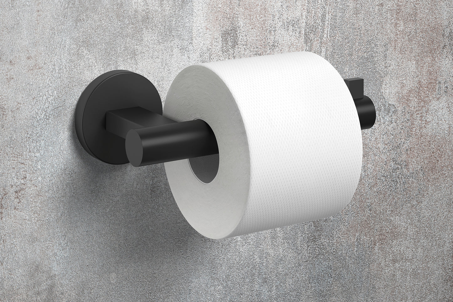 Scala - toilet roll holder - black