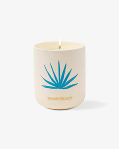 Miami Beach Book & Travel From Home Scented Candle