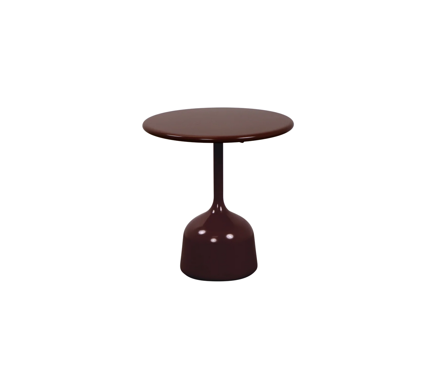 Glaze coffee table small - aluminium