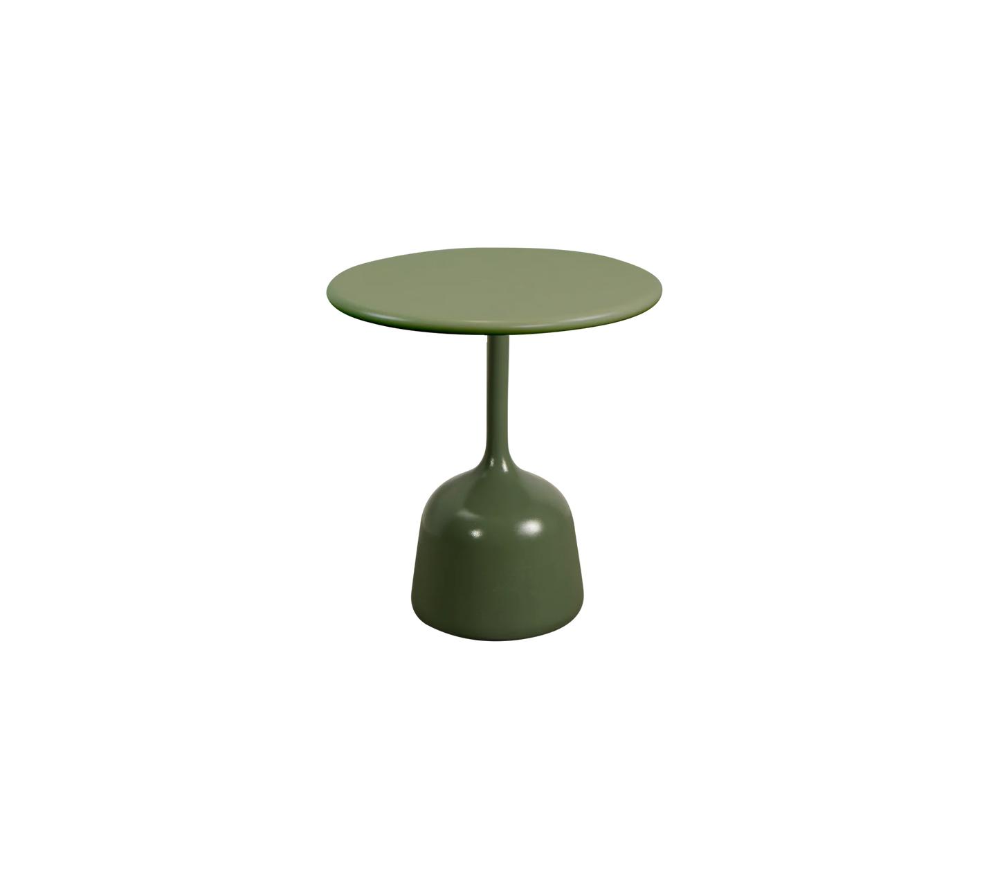 Glaze coffee table small - aluminium