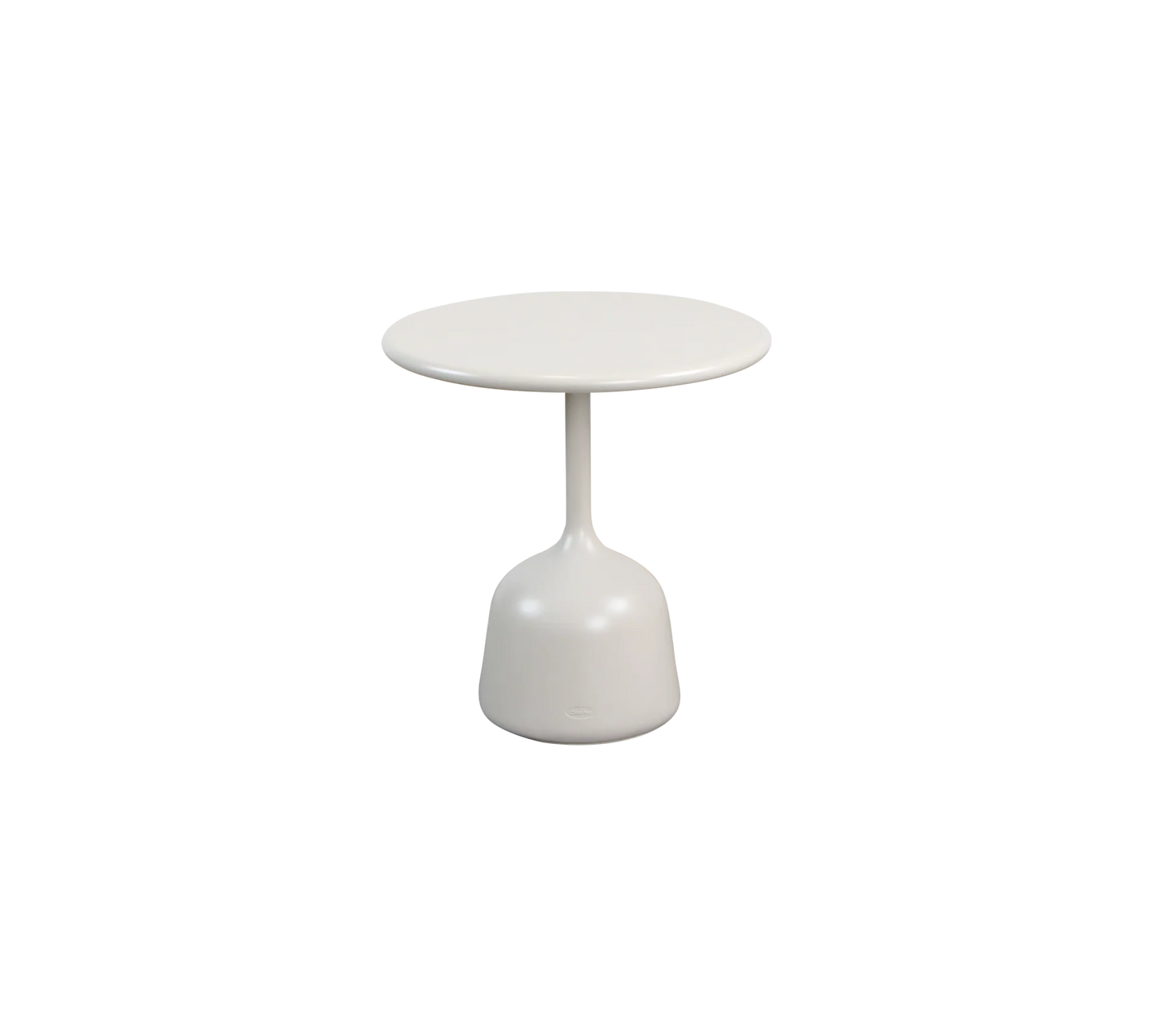 Glaze coffee table small - aluminium