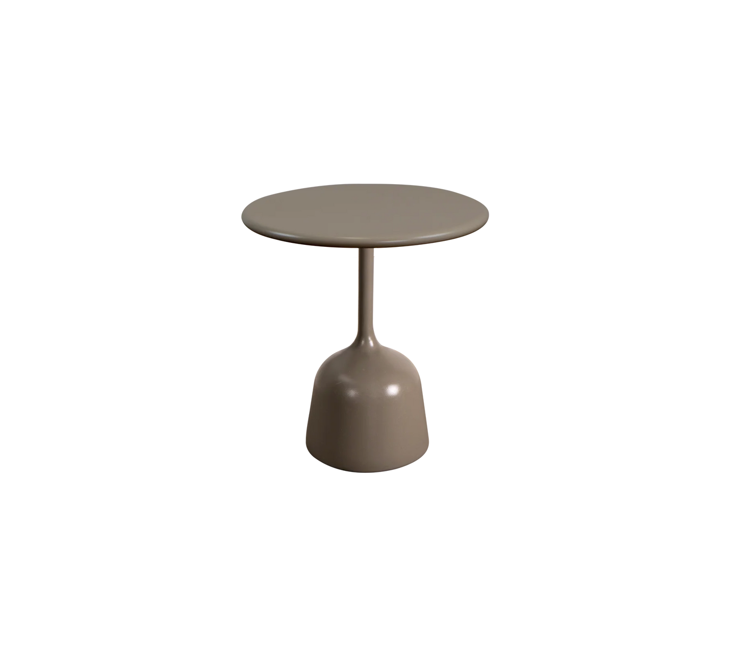 Glaze coffee table small - aluminium