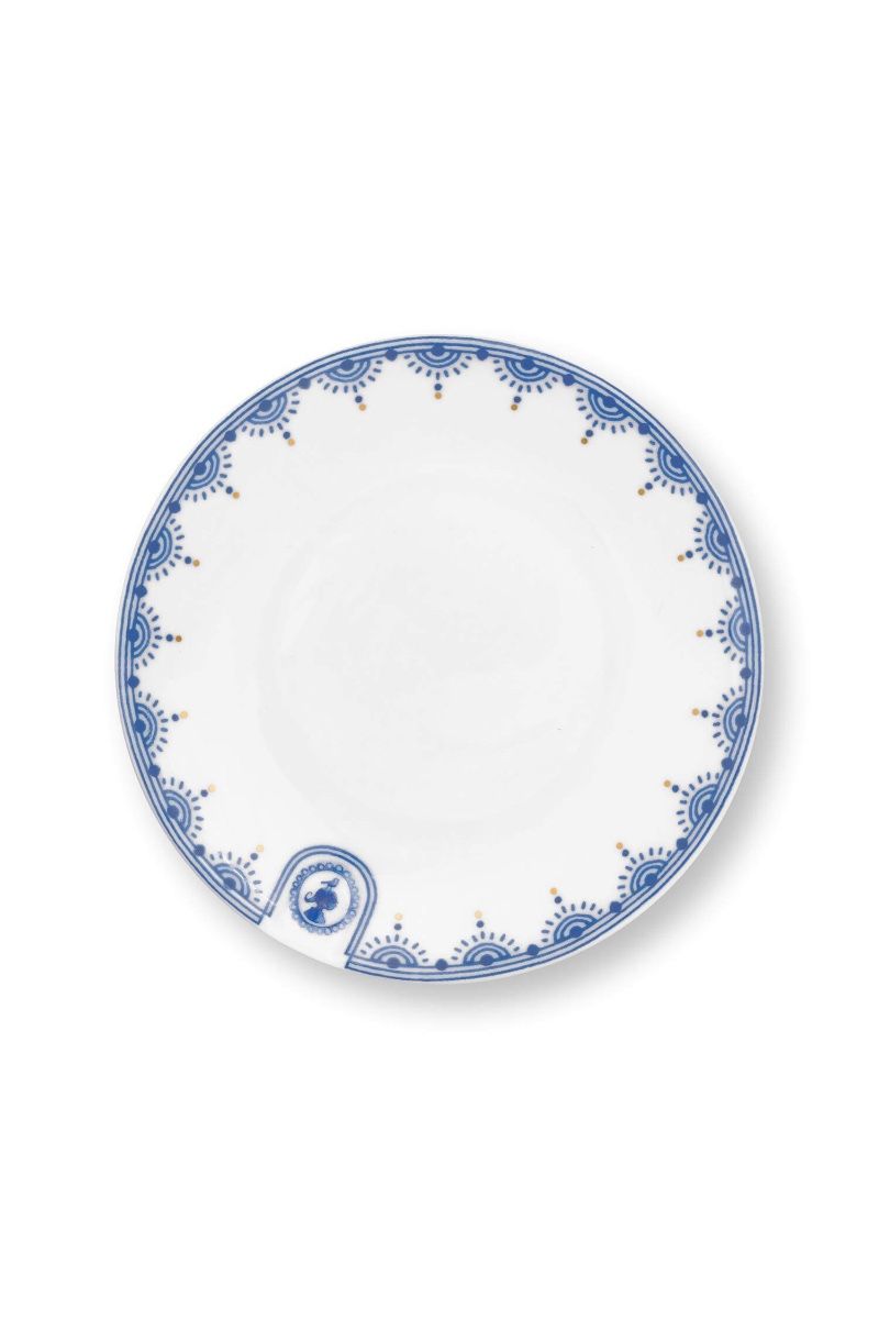 Pastry Plate Pip & The Blue Bird - White 12,60 cm (Set 4 Pieces)