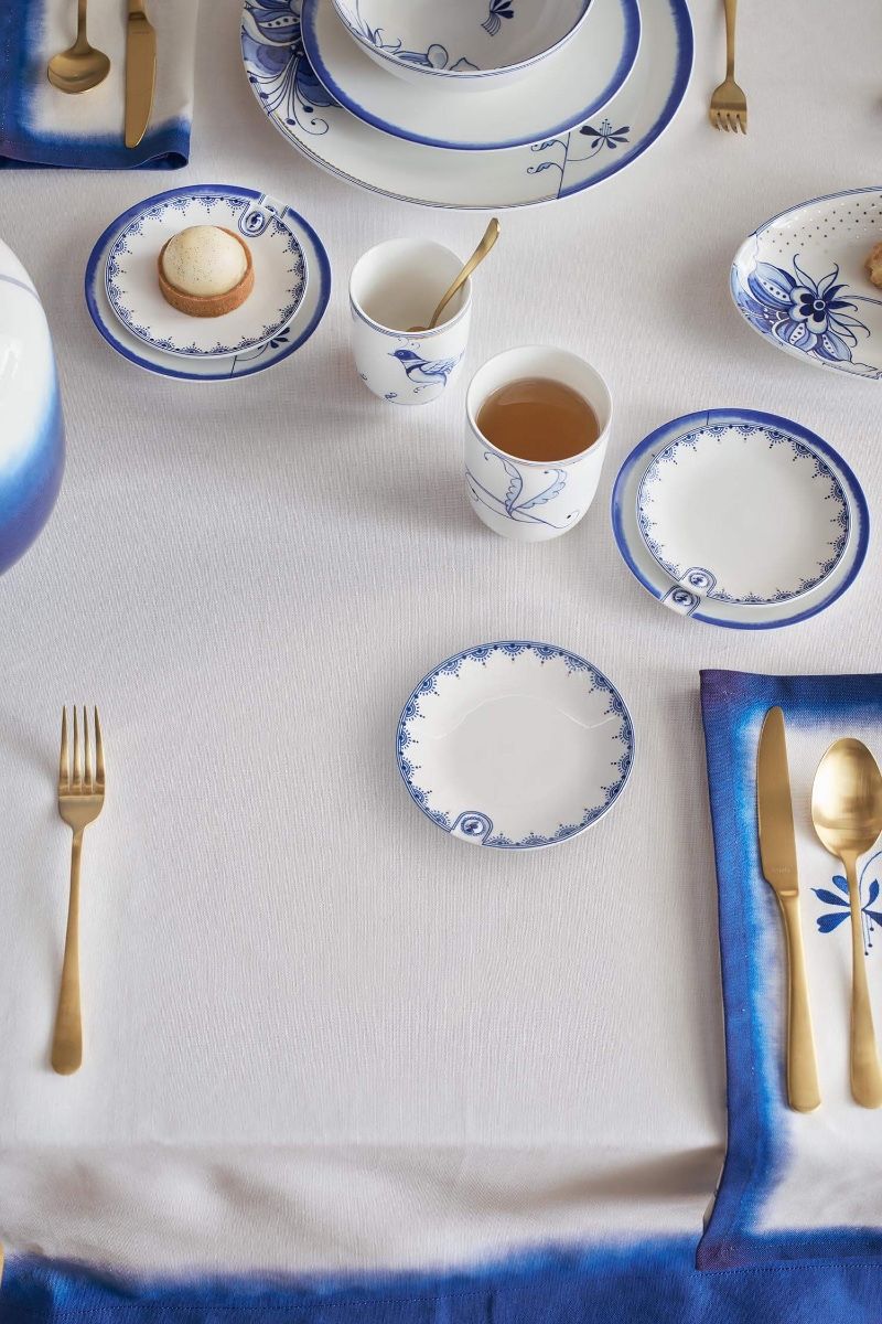Pastry Plate Pip & The Blue Bird - White 12,60 cm (Set 4 Pieces)