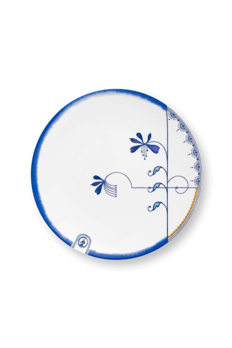 Breakfast Plate Pip & The Blue Bird - White 20 cm (Set 4 Pieces)