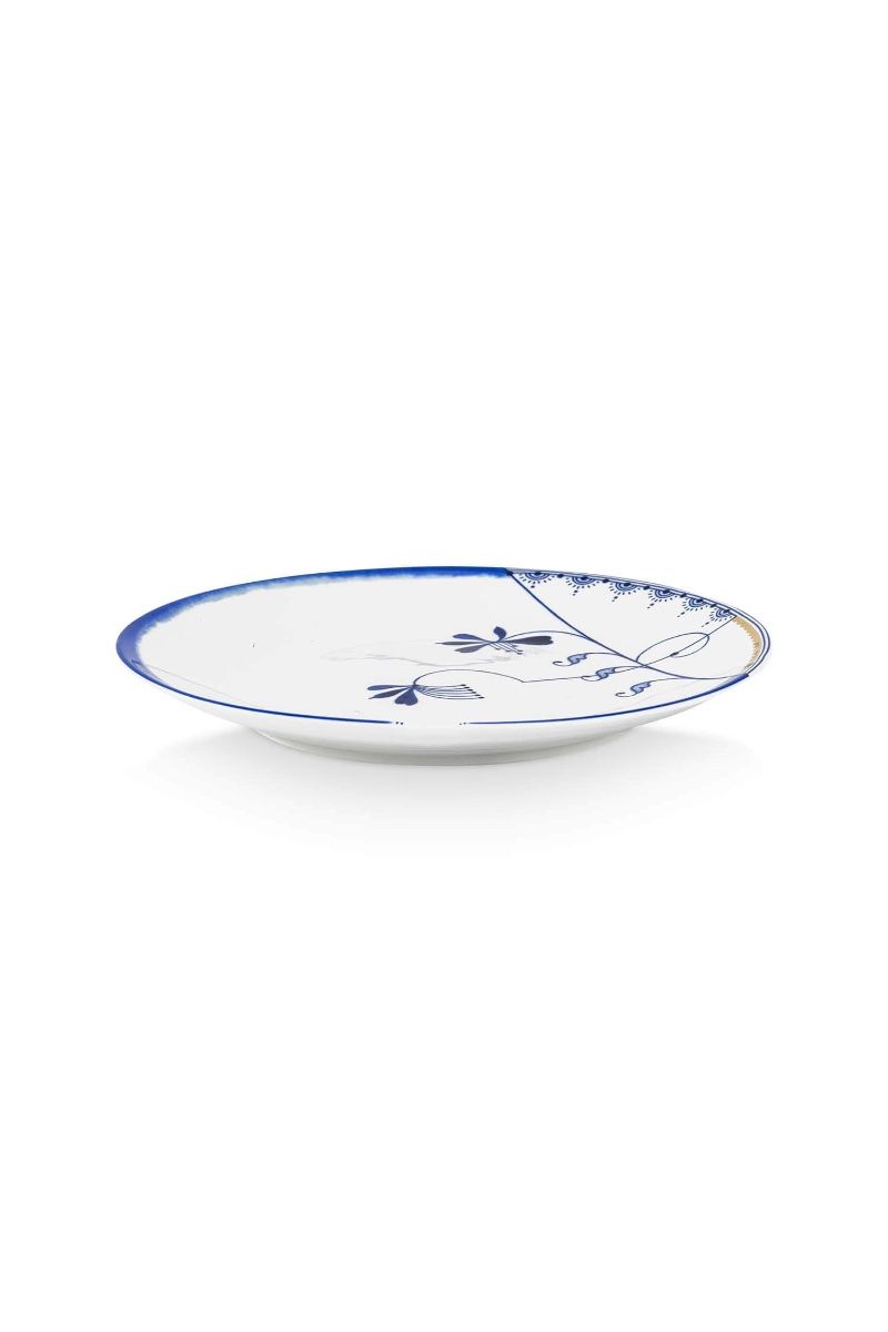 Breakfast Plate Pip & The Blue Bird - White 20 cm (Set 4 Pieces)