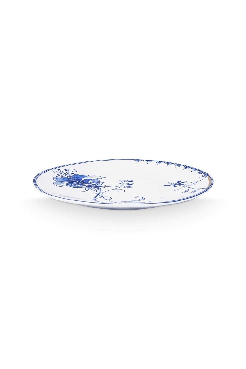 Breakfast Plate Pip & The Blue Bird - White 23 cm (Set 4 Pieces)