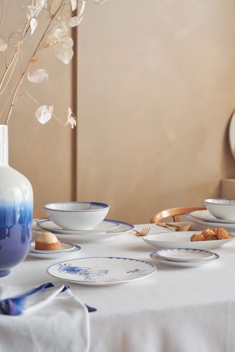 Breakfast Plate Pip & The Blue Bird - White 23 cm (Set 4 Pieces)