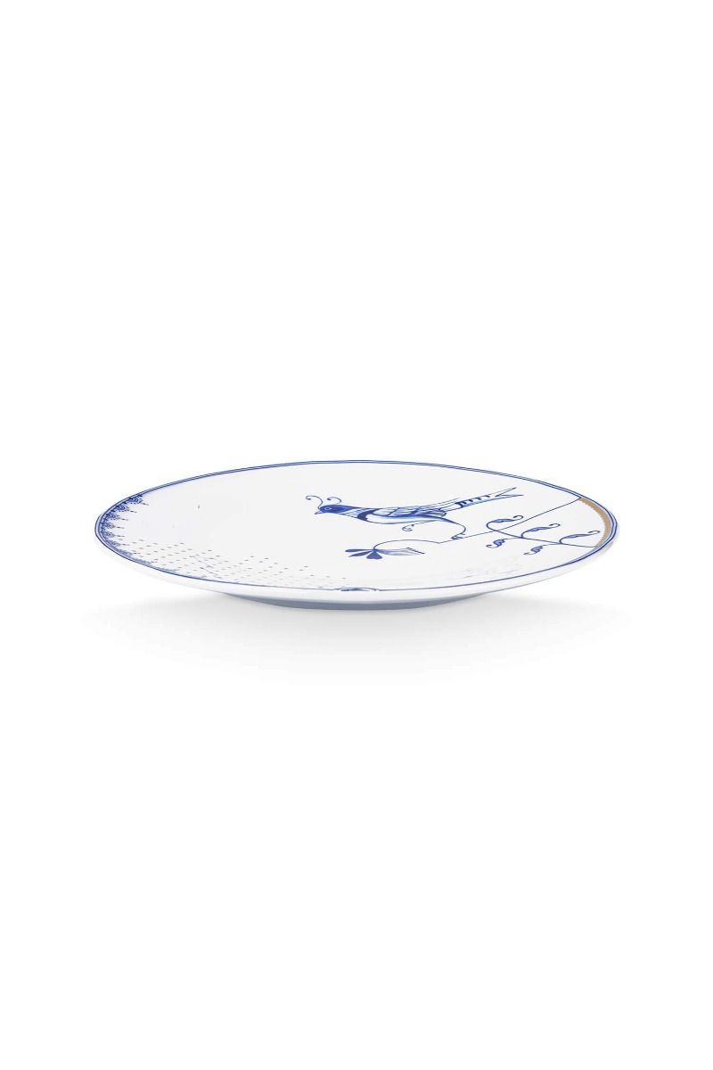 Dinner Plate Pip & The Blue Bird - White 26,5 cm (Set 4 Pieces)