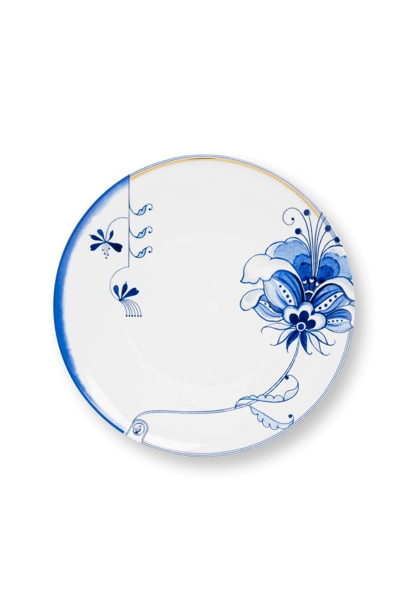 Dinner Plate Pip & The Blue Bird - White 30 cm (Set 4 Pieces)