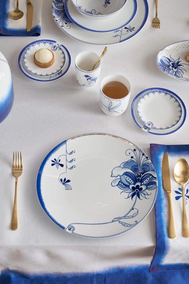 Dinner Plate Pip & The Blue Bird - White 26,5 cm (Set 4 Pieces)