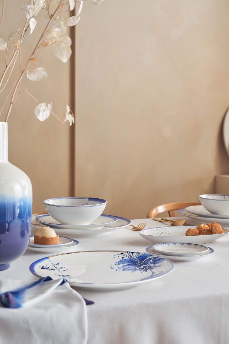 Dinner Plate Pip & The Blue Bird - White 30 cm (Set 4 Pieces)