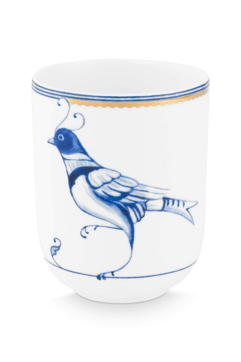 Mug Pip & The Blue Bird White 250 ml  (Set 2 Pieces)