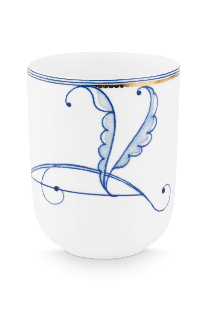 Mug Pip & The Blue Bird White 400 ml  (Set 2 Pieces)